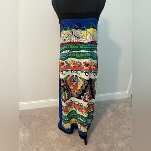 Warm maxi dress, size 0.